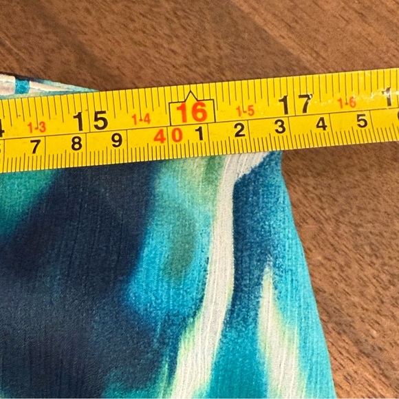 Jones New York Teal and Blue Dress - Picture 8 of 10